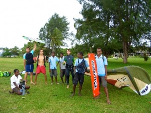 Kitesurf en Luganville (Espiritu Santo).