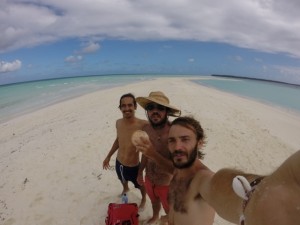 Kitesurf spot en Panasesa Island