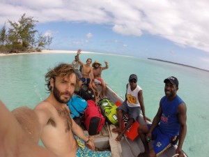 Kitesurf en Panasesa Island