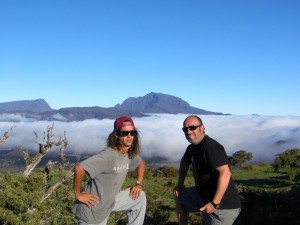Rumbo al volcán.